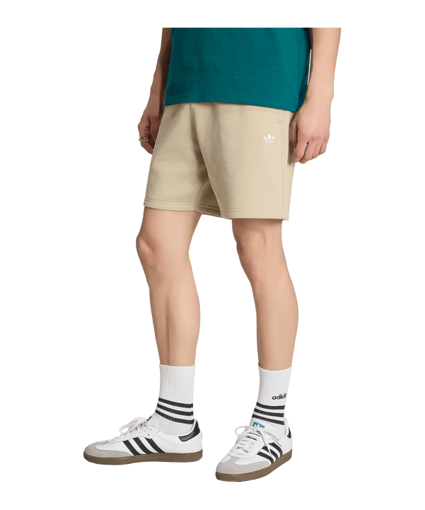 adidas Originals Trefoil Essentials Fleece Court Beige - beige
