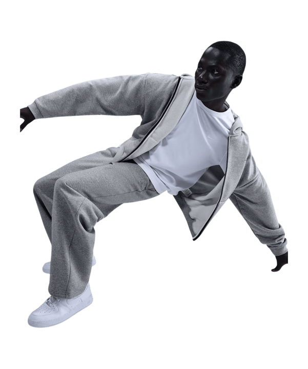 Nike Secondary Brushed Open Hem Hose Grau F063 - grau