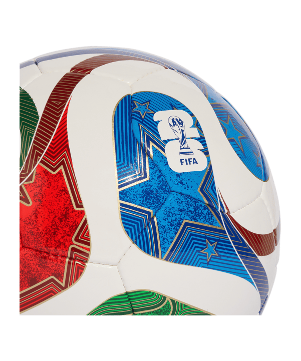 adidas World Cup 26 Trionda Pro Sala Spielball Weiß - weiss