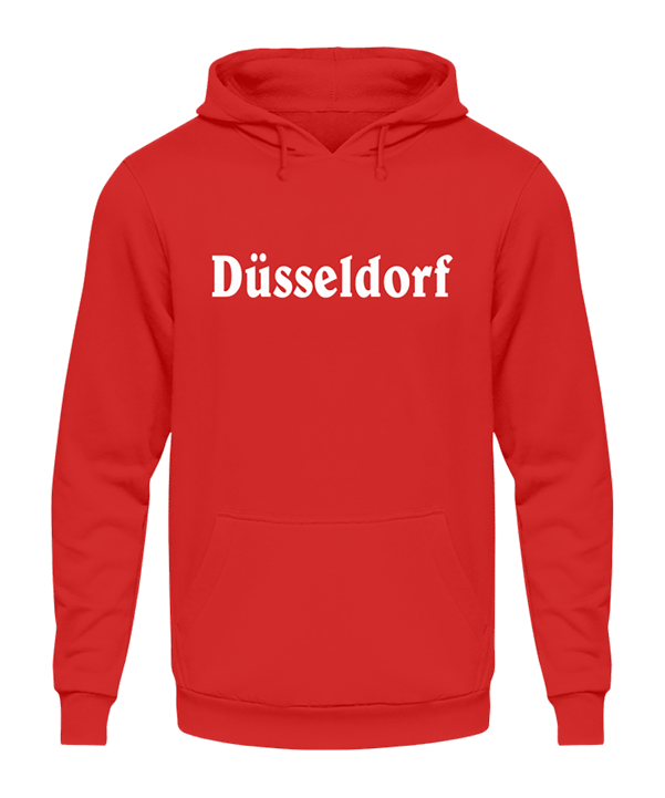 Hoody "Düsseldorf" Rot - rot