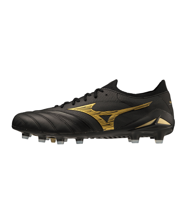 Mizuno Morelia Neo IV Made in Japan FG Aurum Schwarz Gold F50 - schwarz