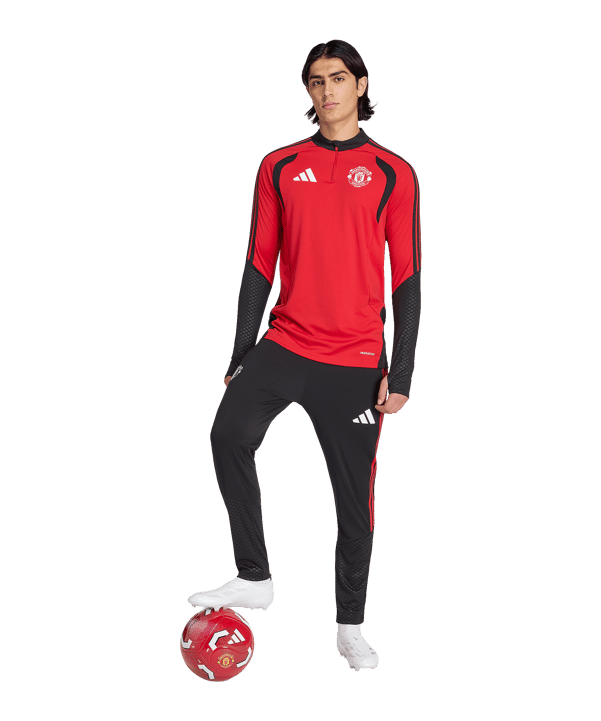 adidas Manchester United Tiro Trainingshose Schwarz - schwarz