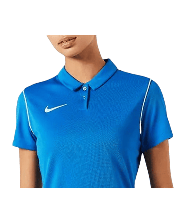 Nike Park 20 Poloshirt Damen Blau Weiss F463 - blau