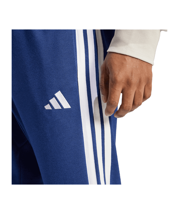 adidas Essentials 3 Stripes French Jogginghose - blau