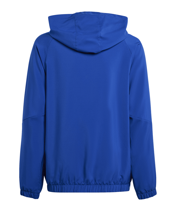 adidas Tiro 24 Windbreaker Kids Blau Weiss - blau