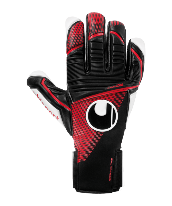 uhlsport Powerline Absolutgrip HN TW-Handschuhe Schwarz Rot F01 - schwarz