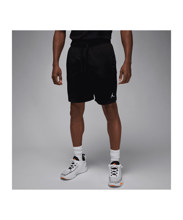 Jordan Mesh Short Schwarz Weiss F010 - schwarz