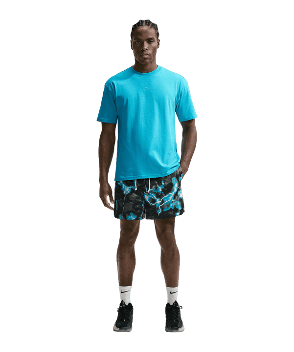 Nike Standard Issue Dri-FIT 5" Mesh Basketball Pantaloncini Blu C418 - blu