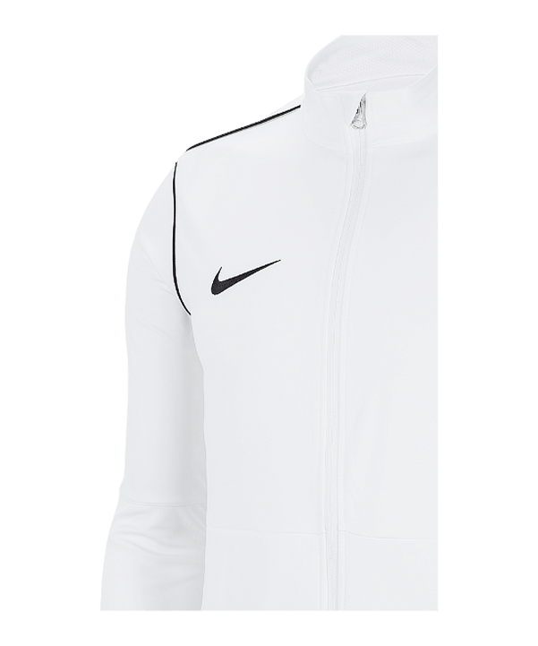 Nike Park 20 Trainingsjacke Weiss Schwarz F100 - weiss