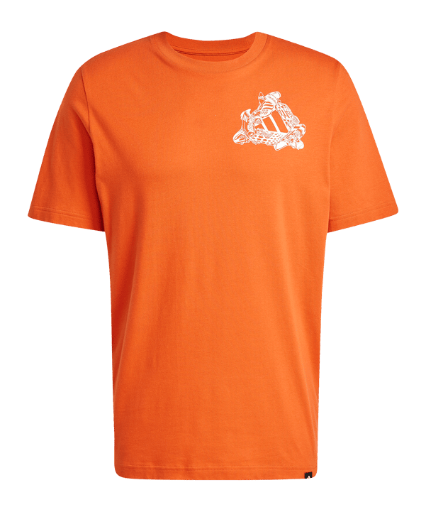 adidas Football Kicks Graphic Tee Red - rot