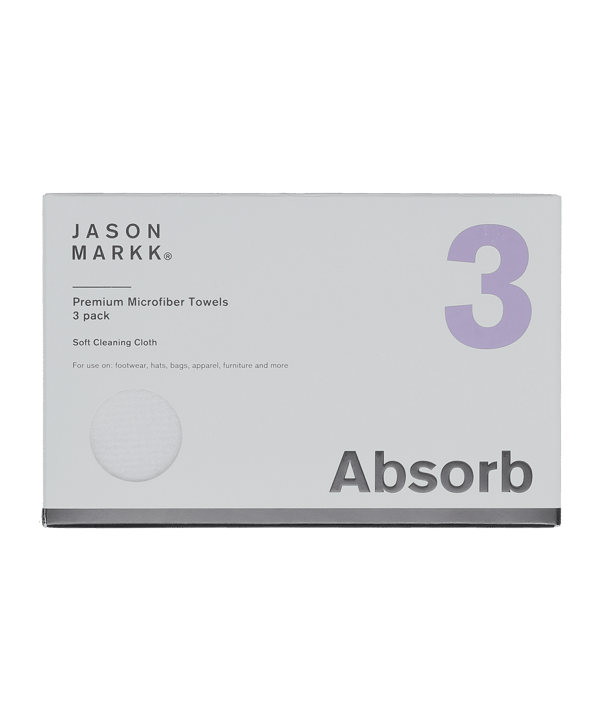 Jason Markk Premium Microfiber 3 Pack Handtuch Weiß - weiss