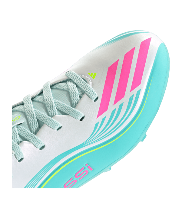 adidas F50 League FG/MG Messi Aurora Radiante Kids Weiß - weiss