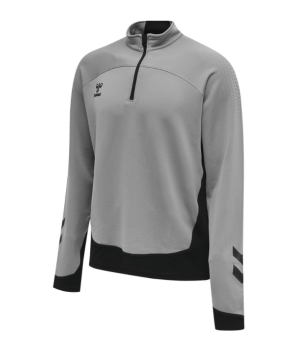 Hummel hmlLEAD HalfZip Sweatshirt Grau F2006 - grau