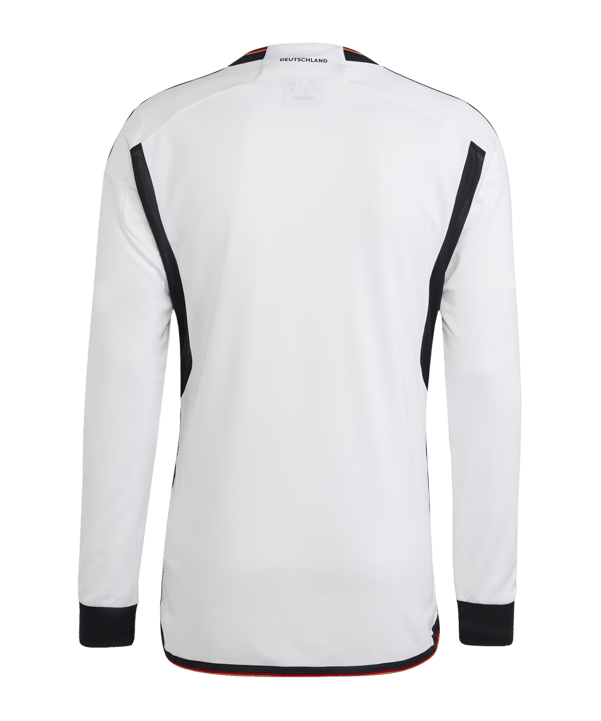 adidas DFB Deutschland Trikot langarm Home WM 2022 Weiss - weiss