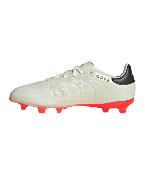 adidas COPA Pure 2 Elite FG Solar Energy Kids Weiss Schwarz Rot - weiss