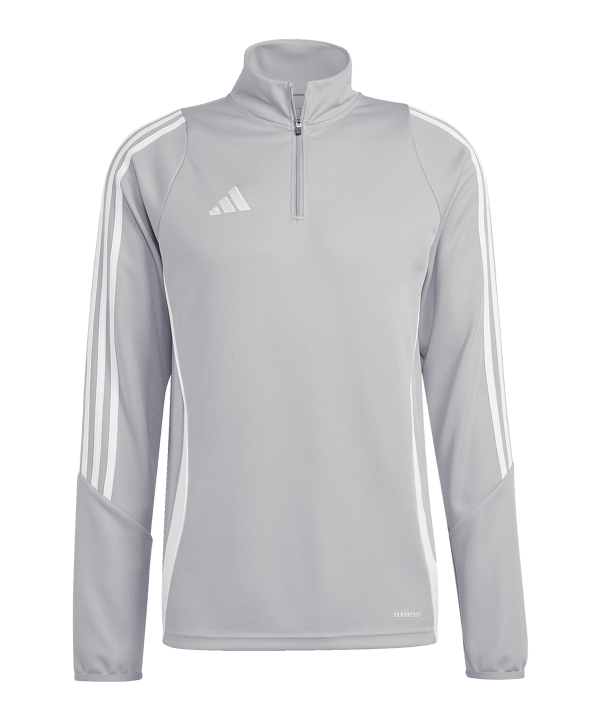 adidas Tiro 24 Trainingstop Grau Weiss - grau