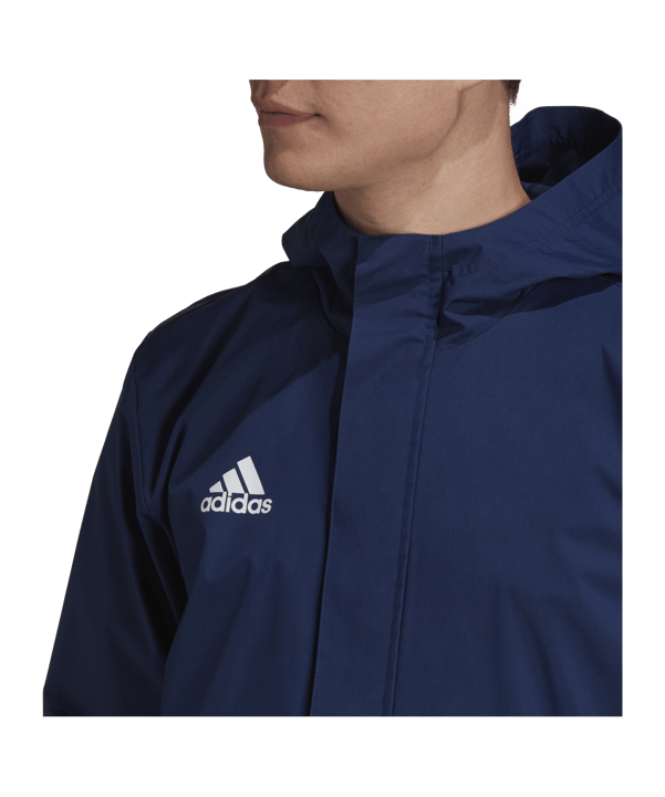 adidas Entrada 22 Allwetterjacke Blau - blau