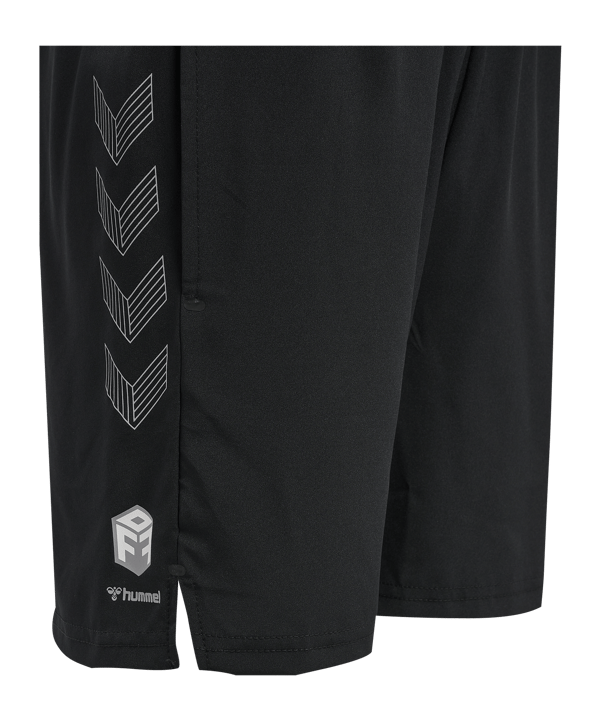 Hummel Move Grid Woven Short Kids Schwarz F2001 - schwarz