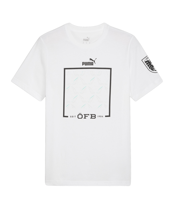 PUMA Österreich Ftbl Icons T-Shirt Weiss F03 - weiss