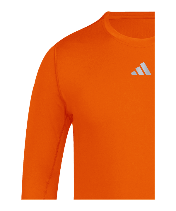 adidas TechFit Longsleeve T-Shirt Orange - orange