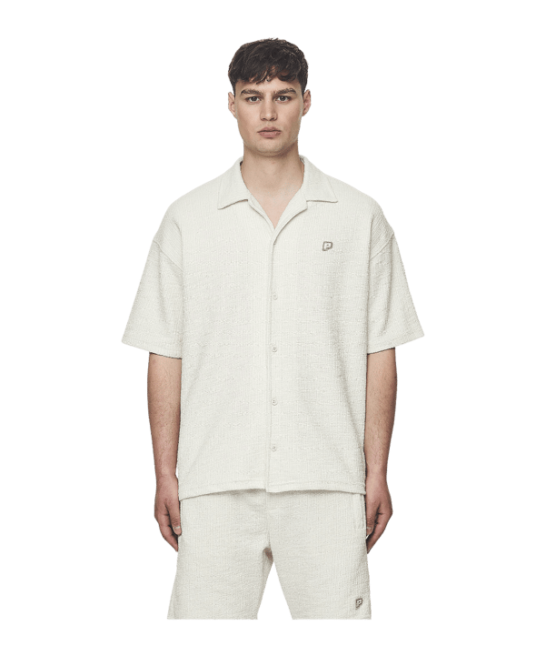 Pegador Libco Structured Knit T-Shirt Beige - beige