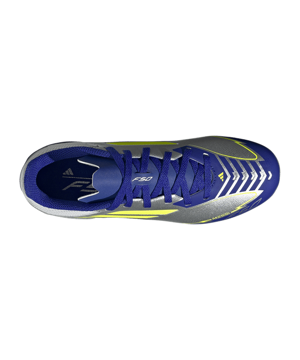 adidas F50 League FG Messi Kids Silber - silber