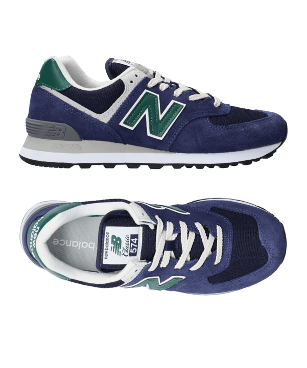 New Balance 574 Blau Grün FHL2 - blau