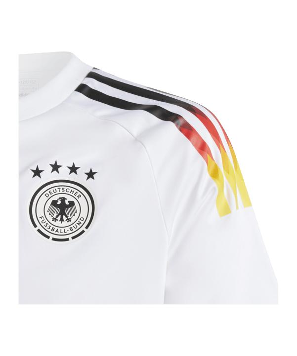 adidas DFB Deutschland Fantrikot Home EM 2024 Kids Weiss - weiss