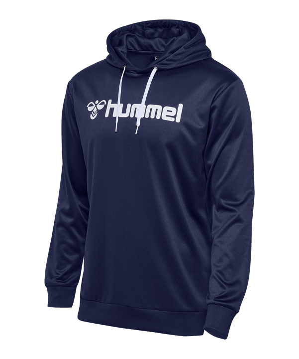 Hummel Logo Hoody Blau F7026 - blau