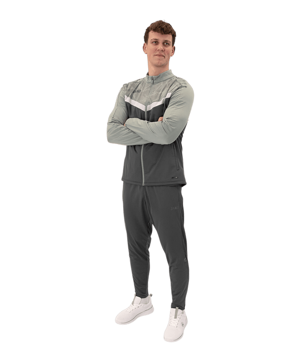 JAKO Iconic Trainingsanzug Kids Grau F852