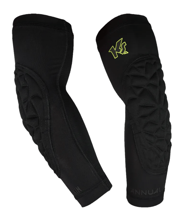 KEEPERsport PowerPadded Ellenbogenbandage Kids Schwarz - schwarz