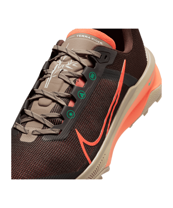 Nike React Terra Kiger 9 Laufschuh Braun F202 - braun