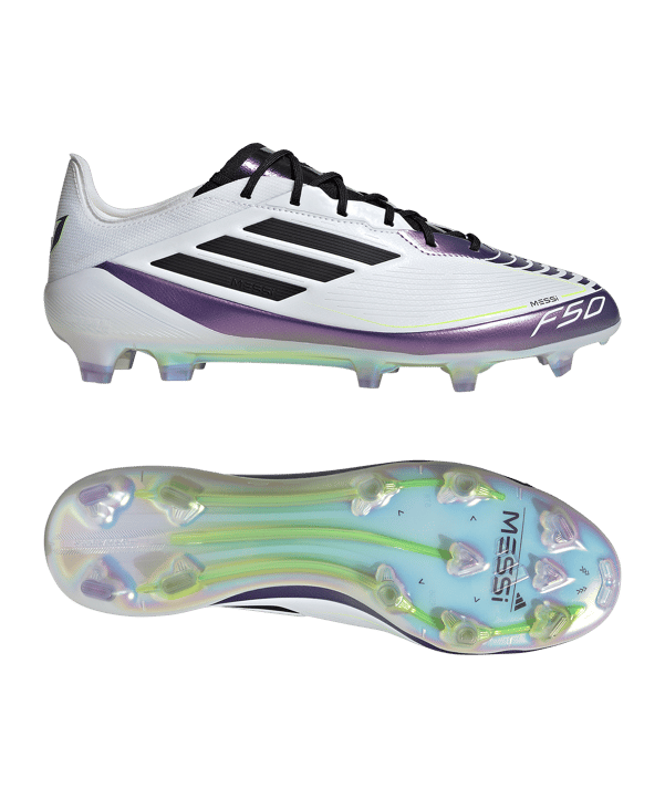 adidas F50 Elite FG Messi Triunfo Estelar Weiss Schwarz - weiss