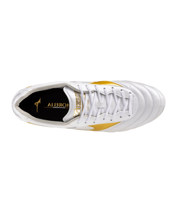 Mizuno Morelia II Elite FG Bright Gold Weiß F50 - weiss