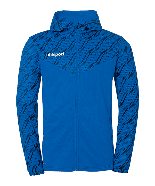 uhlsport Progressive 28 Multi Kapuzenjacke Kids Blau F100227143