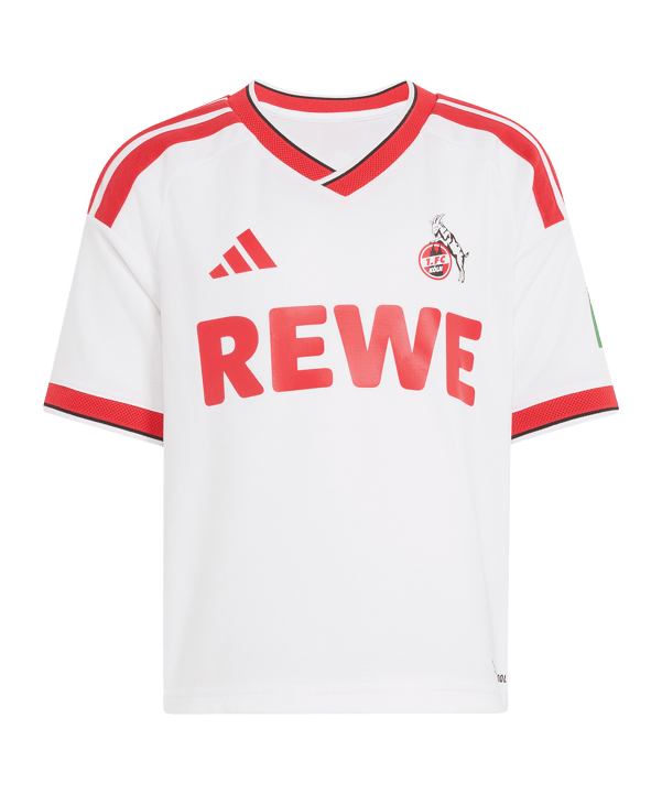 adidas 1. FC Köln Trikot Set Home 2026/2027 Kids Weiß