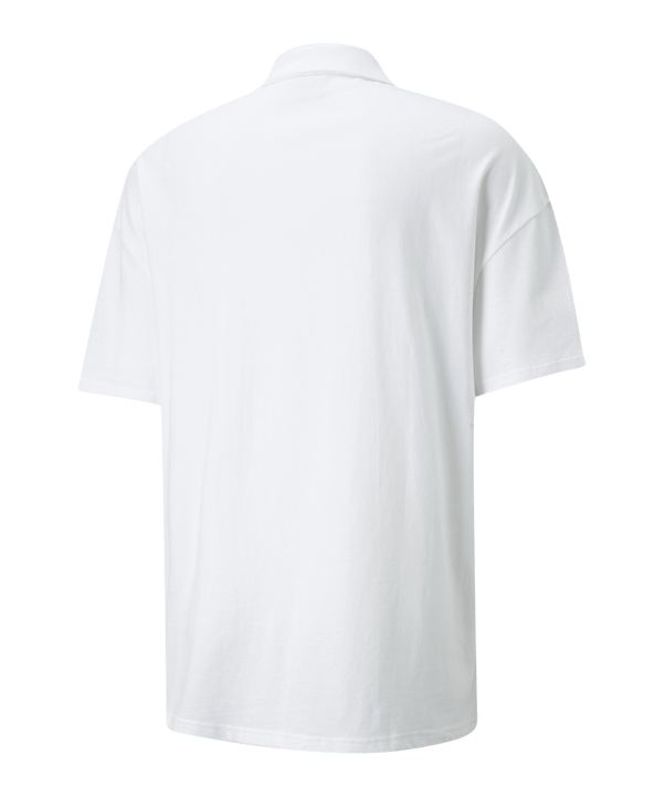PUMA Classics Boxy Zip Poloshirt Weiss F02 - weiss