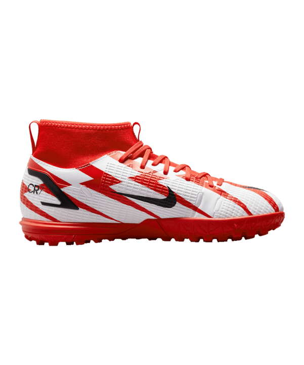 Nike Jr Mercurial Superfly VIII Academy CR7 Spark Positivity TF Kids Rot F600 - rot