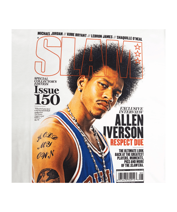 Mitchell and Ness NBA Philadelphia 76ers Slam Iverson T-Shirt Weiß - weiss