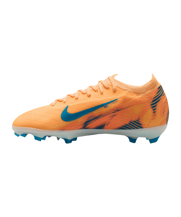 Nike Jr Air Zoom Mercurial Vapor XVI Pro FG Kylian Mbappe Signature Kids Orange F801 - orange
