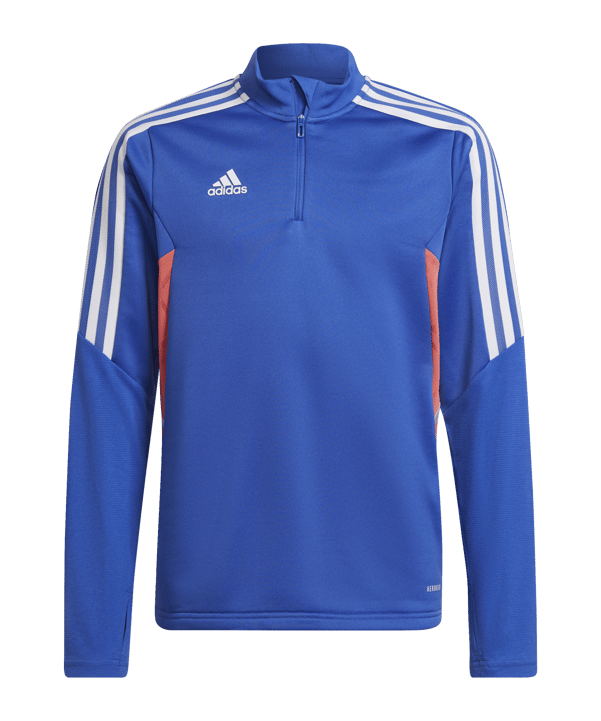 adidas Condivo Pred HalfZip Sweatshirt Kids Blau - blau