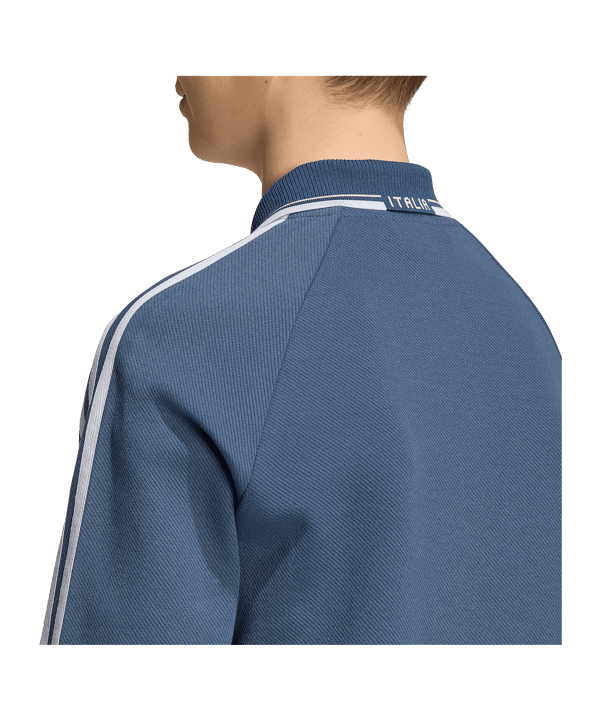 adidas Originals FIGC Italien Anthem Jacke Kids Blau - blau