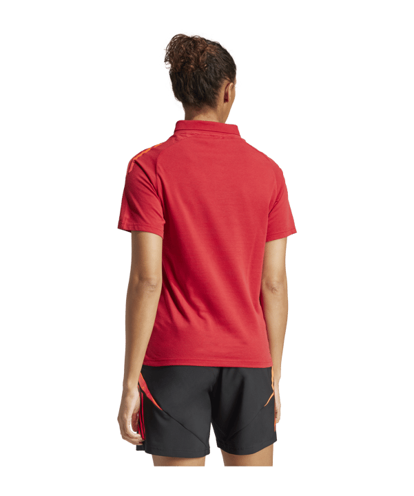 adidas Tiro 24 Competition Poloshirt Damen Rot - rot