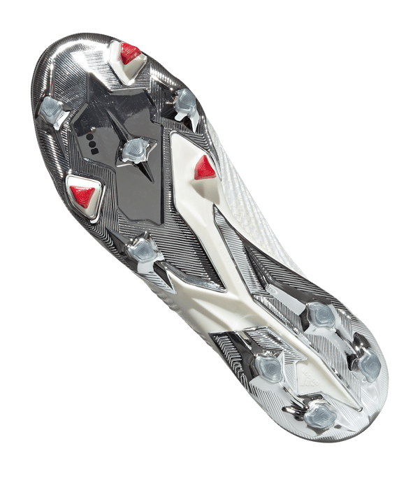 adidas Predator 19+ FG Pogba Weiss Schwarz - weiss