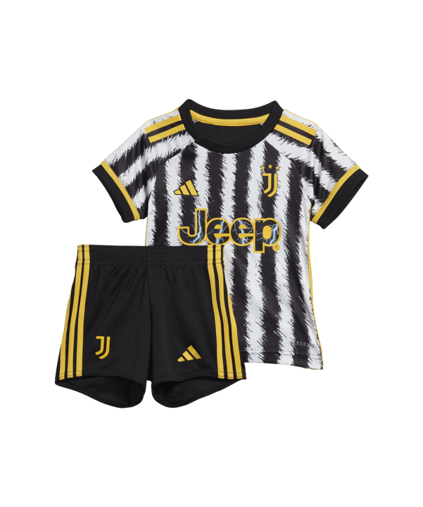 adidas Juventus Turin Babykit Home 2023/2024 Schwarz - schwarz