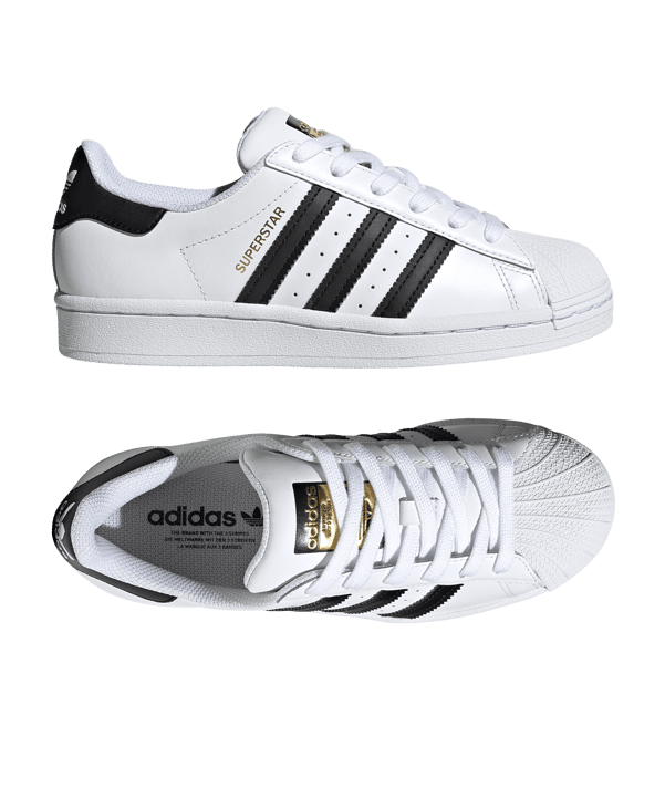 adidas Originals Superstar Sneaker Kids Weiss - weiss