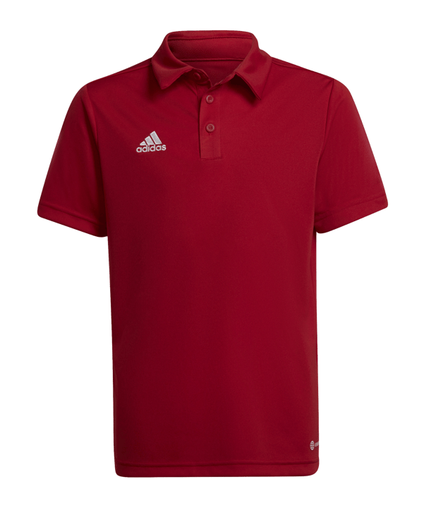 adidas Entrada 22 Poloshirt Kids Rot - rot
