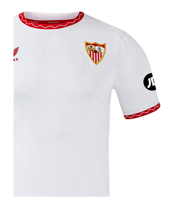 Castore FC Sevilla Trikot Home 2024/2025 Kids Weiss F071 - weiss
