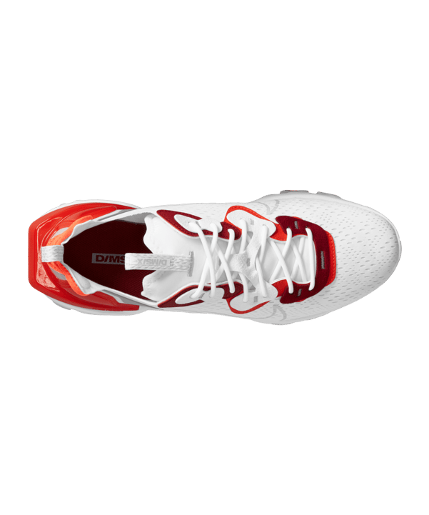 Nike React Vision Weiss Grau Orange F100 - weiss