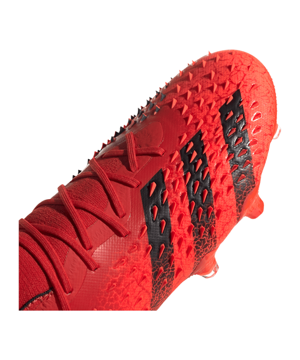 adidas Predator FREAK.1 FG Meteorite Rot Schwarz - rot